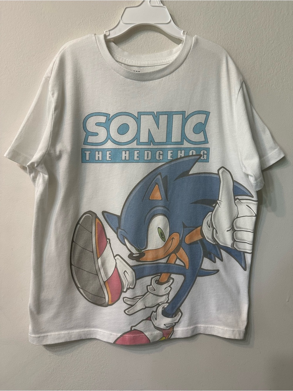 Sonic the Hedgehog White Graphic Tee